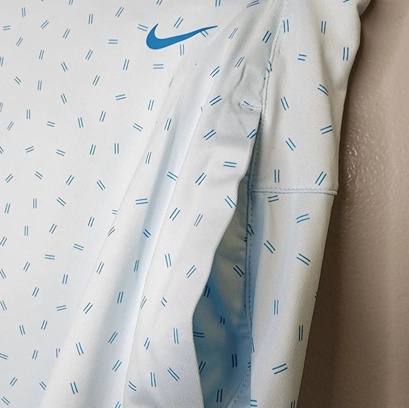 NWT Nike Golf Skirt Skort Size Medium Women's Dri-Fit UV Victory Printed Blue - Picture 5 of 13